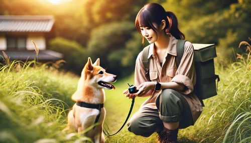 ペットシッターの仕事風景