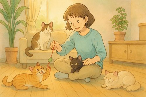 キャットシッターに向いている人のイメージ